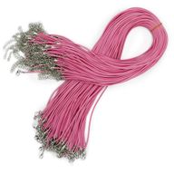 Packungen gewachste Anhängerschnüre – 2 mm x 55 cm – sortiert – Rosa 102