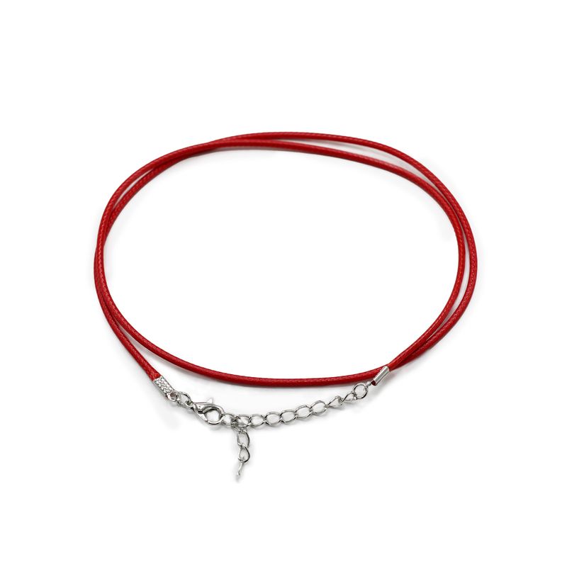 Packungen gewachste Anhängerschnüre – 2 mm x 55 cm – sortiert – Rot 105