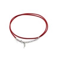Packungen gewachste Anhängerschnüre – 2 mm x 55 cm – sortiert – Rot 105