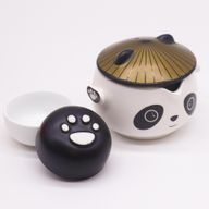 Panda Teekannen-Set - Zwei Tassen - Reisepaket
