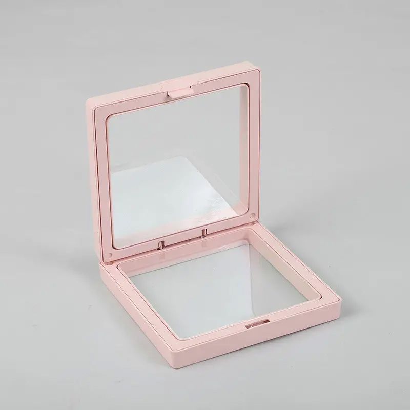 Med 3D Schweberahmen Display 9x9cm - Rosa