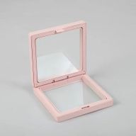 Med 3D Schweberahmen Display 9x9cm - Rosa