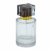 Schokolade – runde gerippte 50-ml-Flasche, Spray und Verschluss