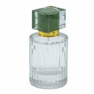 Teal Moss – runde gerippte 50-ml-Flasche, Spray und Verschluss