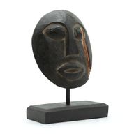 Timor Tribal Dekomaske - Schwarz 27x20cm