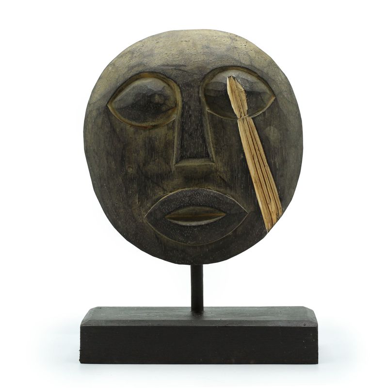 Timor Tribal Dekomaske - Antik 27x20cm