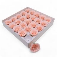 Seifenblume zum Basteln – Groß (7-lagig) Vintage Rose – Edwardian Blush