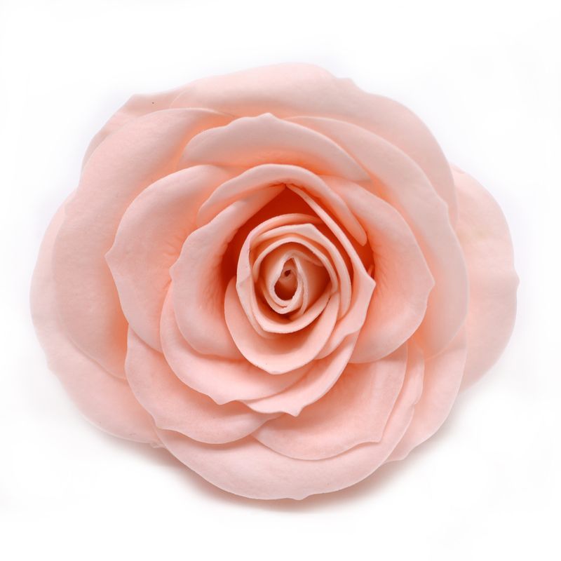 Seifenblume zum Basteln – Groß (7-lagig) Vintage Rose – Edwardian Blush