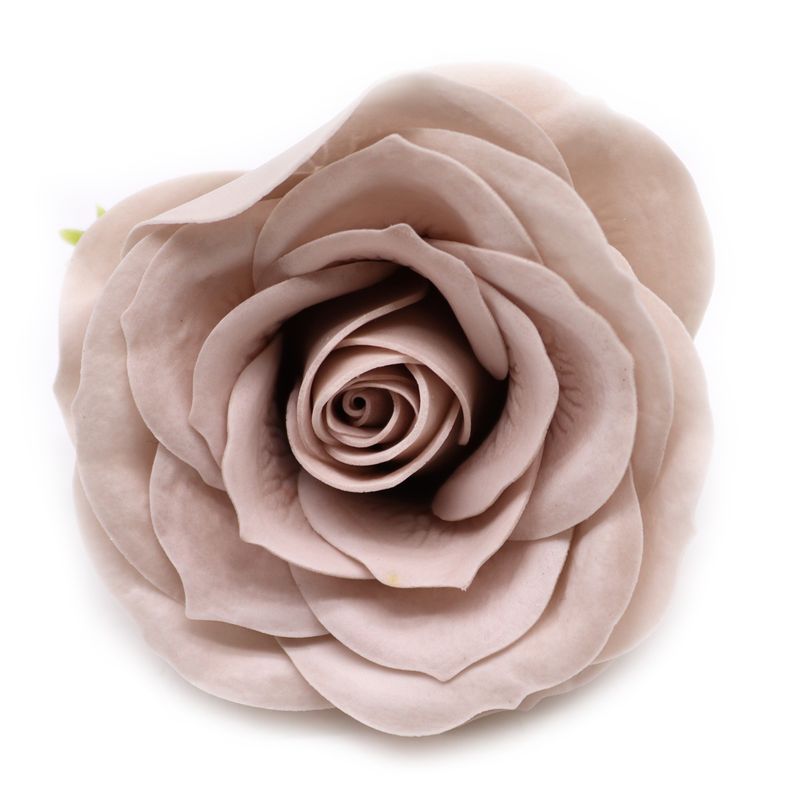 Seifenblume zum Basteln – Groß (7-lagig) Vintage Rose – Somersett Beige