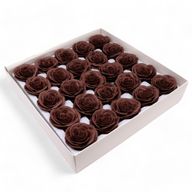 Seifenblume zum Basteln – Groß (7-lagig) Vintage Rose – Royal Chocolate
