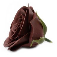 Seifenblume zum Basteln – Groß (7-lagig) Vintage Rose – Royal Chocolate