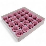 Seifenblume zum Basteln – Groß (7-lagig) Vintage Rose – Operatic Mauve
