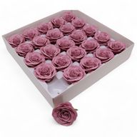 Seifenblume zum Basteln – Groß (7-lagig) Vintage Rose – Operatic Mauve