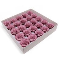 Seifenblume zum Basteln – Groß (7-lagig) Vintage Rose – Operatic Mauve