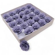 Seifenblume zum Basteln – Groß (7-lagig) Vintage Rose – Steal Blue