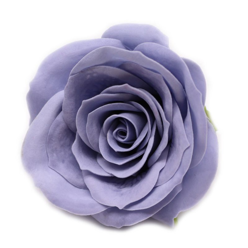 Seifenblume zum Basteln – Groß (7-lagig) Vintage Rose – Steal Blue