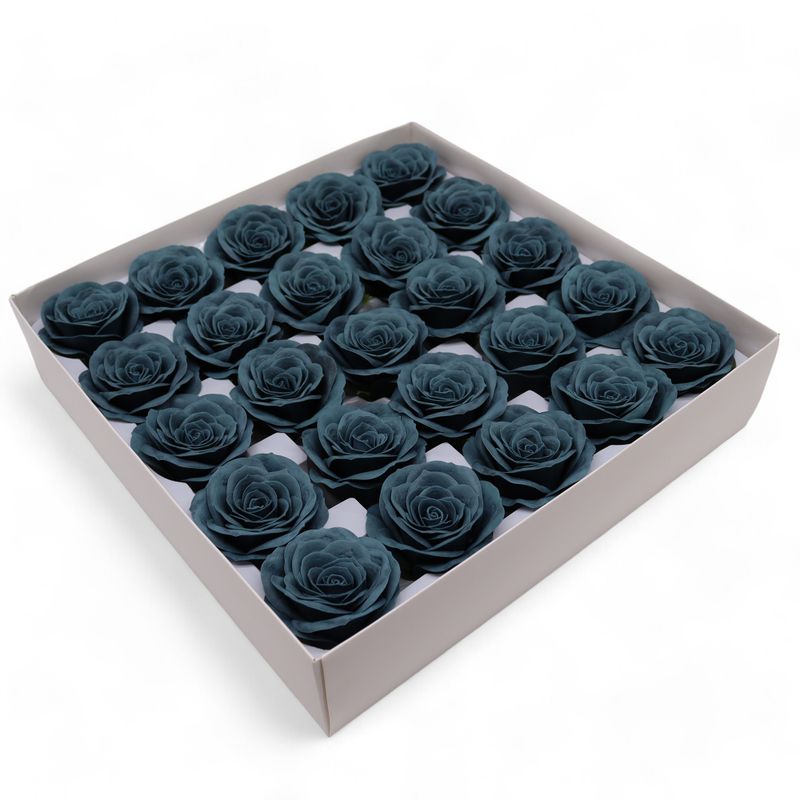 Seifenblume zum Basteln – Groß (7-lagig) Vintage Rose – Ironhead Teal