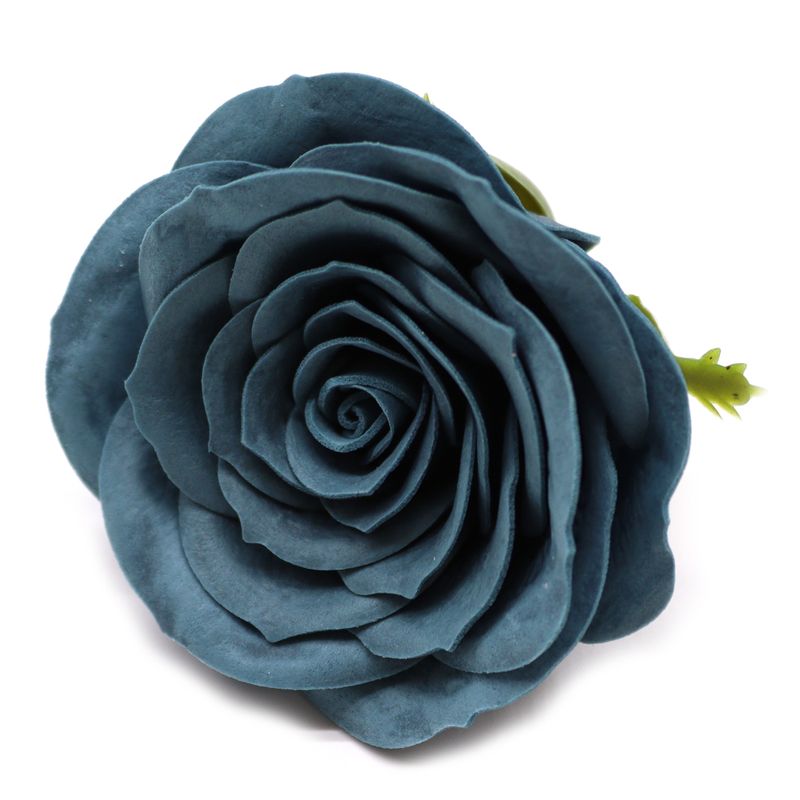 Seifenblume zum Basteln – Groß (7-lagig) Vintage Rose – Ironhead Teal