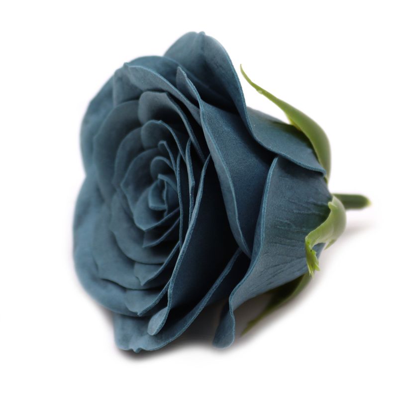 Seifenblume zum Basteln – Groß (7-lagig) Vintage Rose – Ironhead Teal