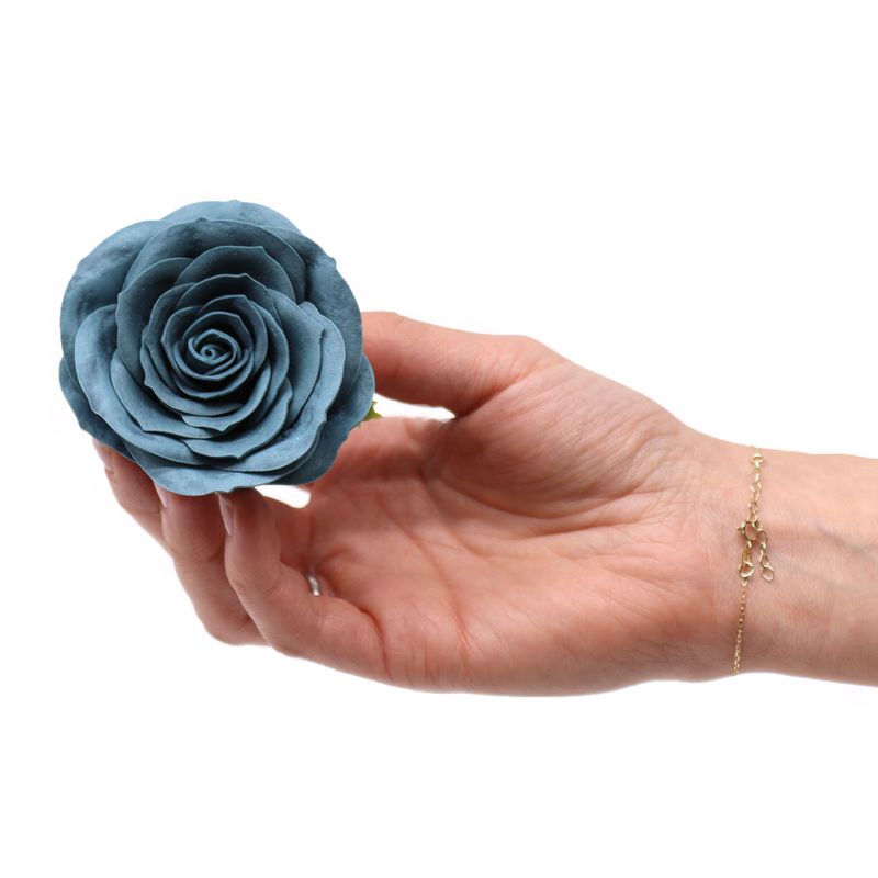 Seifenblume zum Basteln – Groß (7-lagig) Vintage Rose – Ironhead Teal