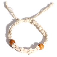 Kristall Edelstein Armband Kordel 20-28cm/7.8-11inch - Natur