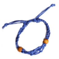 Kristall Edelstein Armband Kordel 20-28cm/7.8-11inch - Marine