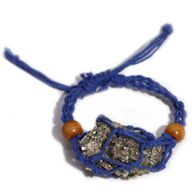 Kristall Edelstein Armband Kordel 20-28cm/7.8-11inch - Marine