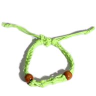 Kristall Edelstein Armband Kordel 20-28cm/7.8-11inch - Grün