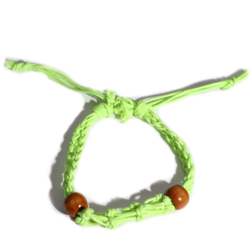 Kristall Edelstein Armband Kordel 20-28cm/7.8-11inch - Grün