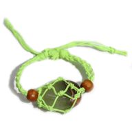 Kristall Edelstein Armband Kordel 20-28cm/7.8-11inch - Grün