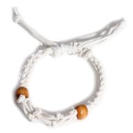Kristall Edelstein Armband Kordel 20-28cm/7.8-11inch - Weiß