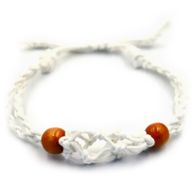 Kristall Edelstein Armband Kordel 20-28cm/7.8-11inch - Weiß