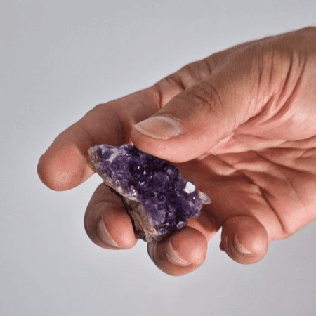 Kleiner natürlicher Amethystcluster hoher Qualität (ca. 3–8 cm)