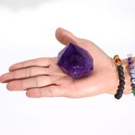 Amethystspitzen mittlerer satter Farbe (ca. 5,5–6,5 cm)