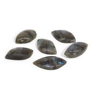 Labradorit-Blattsteine ​​aus Madagaskar (ca. 15–20 g, 40–50 mm)