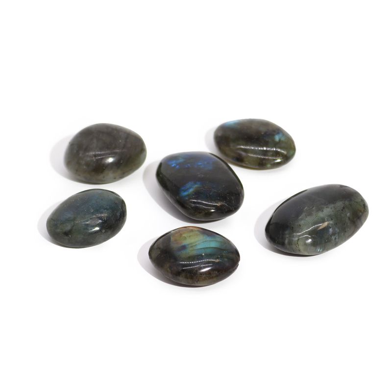 Handsteine ​​aus Madagaskar-Labradorit (ca. 17-40g 35-50mm)