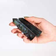 Labradorit-Spitzen aus Madagaskar (ca. 63-93g 80-90mm x25mm)