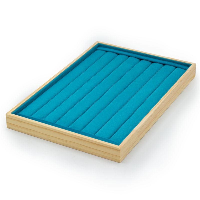 Siebenzeiliges Ring-Displaytablett 35 x 24 cm