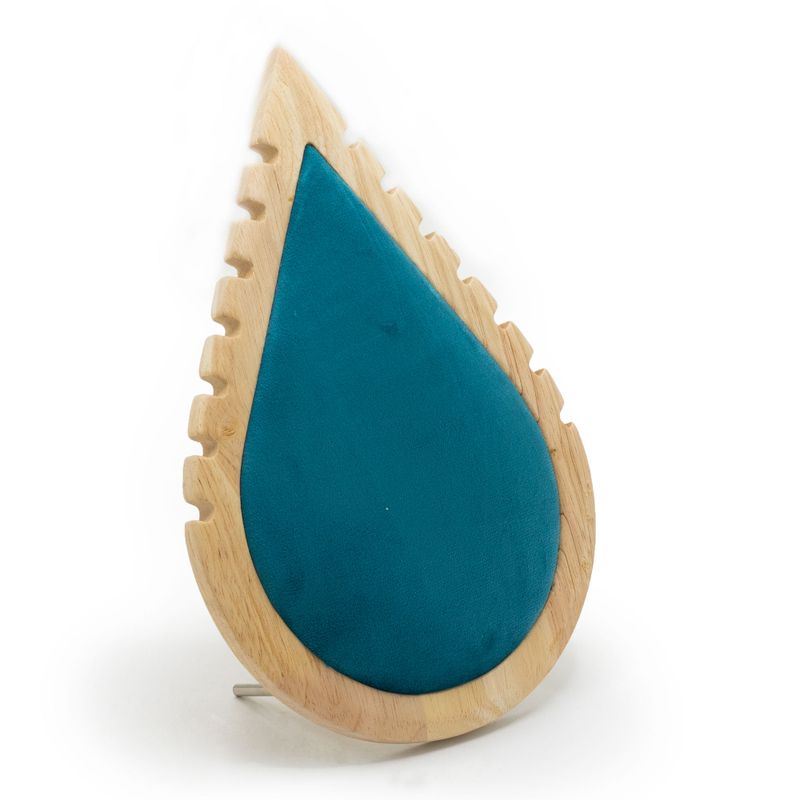 Großes Halskettendisplay in Tropfenform, 26 x 18 cm