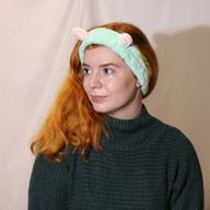 Süße Make-up-Stirnbänder – Herzen und Ohren (sortiert)