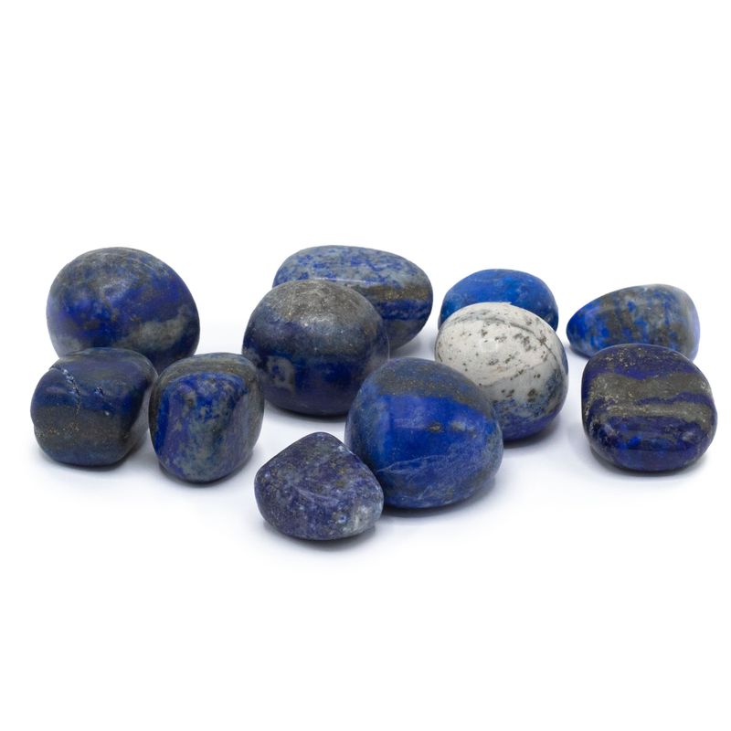 Polierte Steine - Lapislazuli