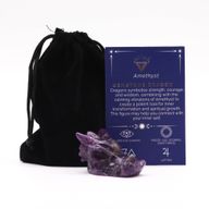 Edelstein Kleiner Drachenkopf - Amethyst 45x30x28mm