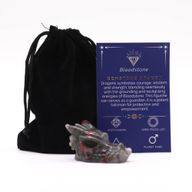 Edelstein Kleiner Drachenkopf - Blutstein 45x30x28mm