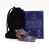 Edelstein Großer Drachenkopf - Sodalith 60x30x35mm