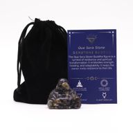 Kleiner Edelstein-Buddha - Que Sera Stein 35x40x23mm