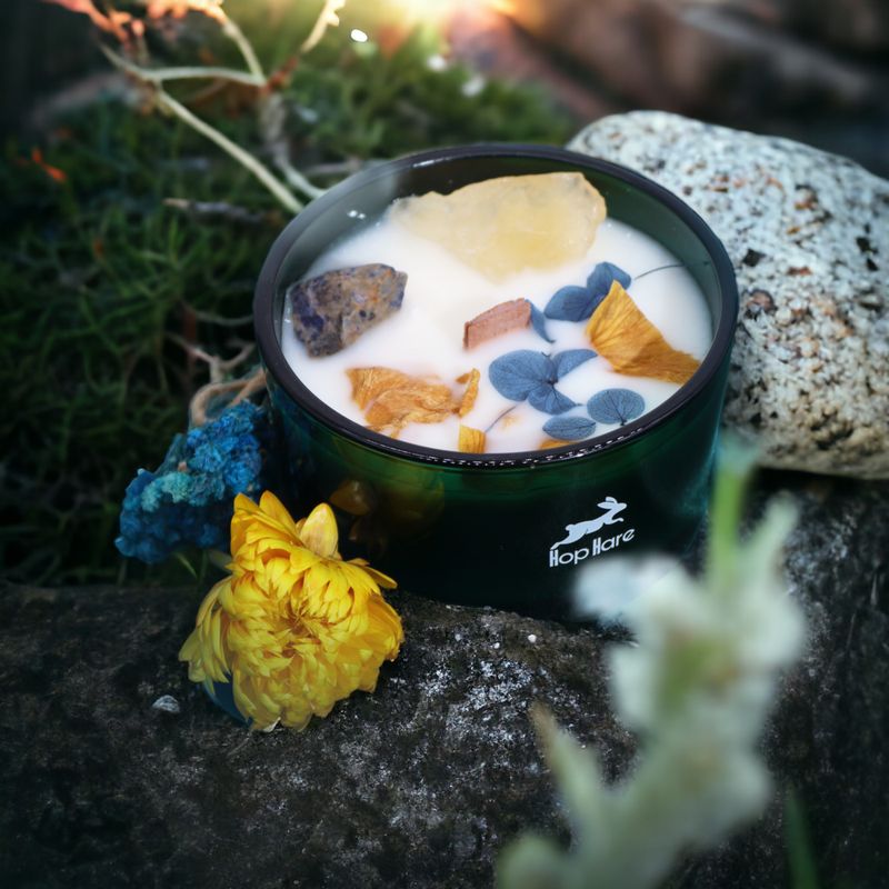 Hop Hare Crystal Magic Flower Kerzen-Starterset - Mischung aus 36 Kerzen
