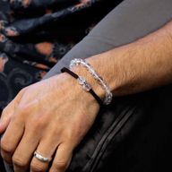 Edelstein-Doppelkraft-Armbänder - Bergquarz