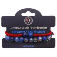 Edelstein-Doppelkraft-Armbänder - Sodalith