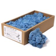 Hochwertige Dekoration Islandmoos - Blau - 635g Box
