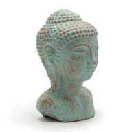 Tranquility Buddha Kopf - Grünes Kupfer